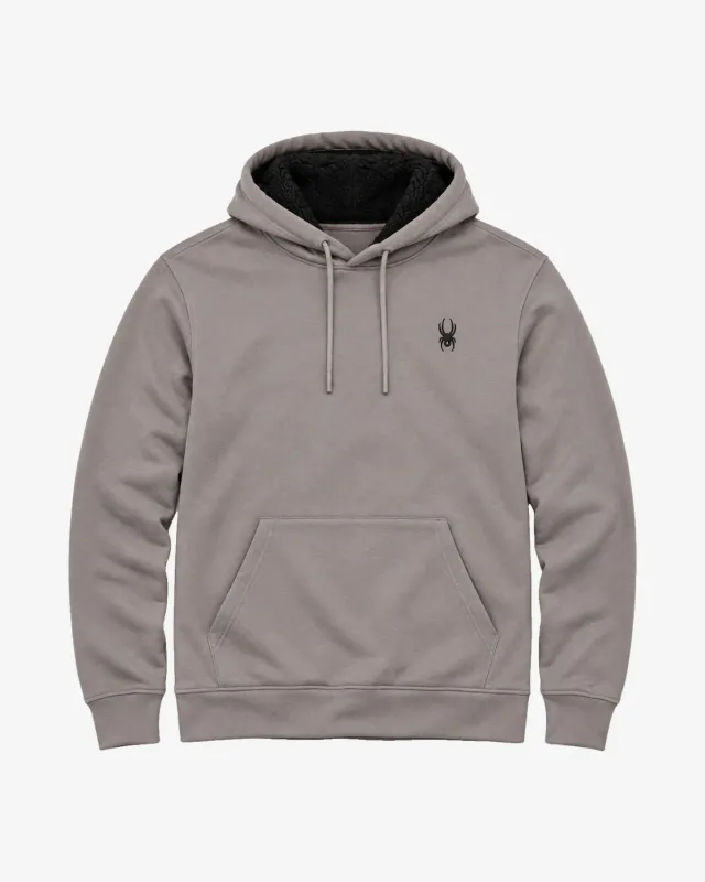 Spyder Sherpa hettegenser steel grey teddyfleece