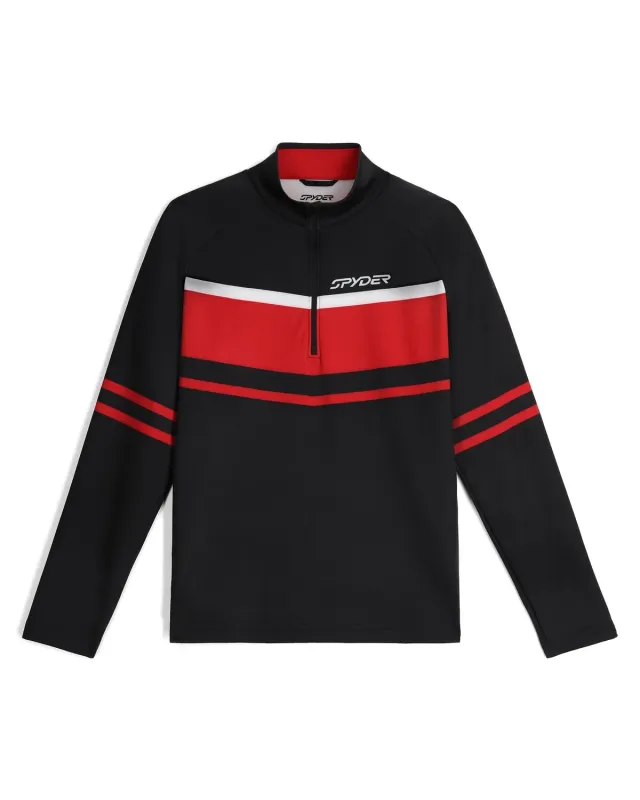Spyder Legacy Half Zip genser herre svart UPF 50+