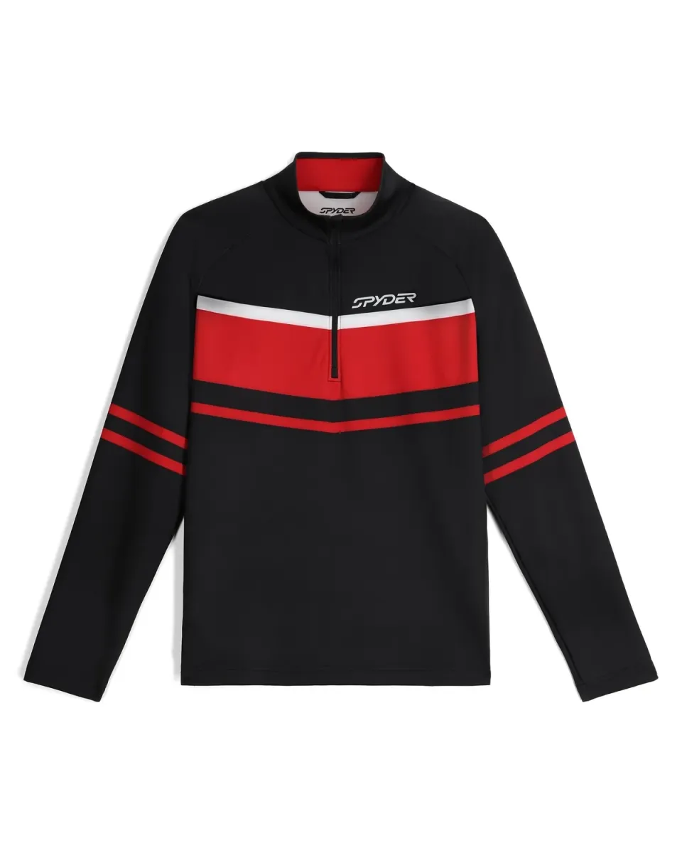 Spyder Legacy Half Zip genser herre svart UPF 50+