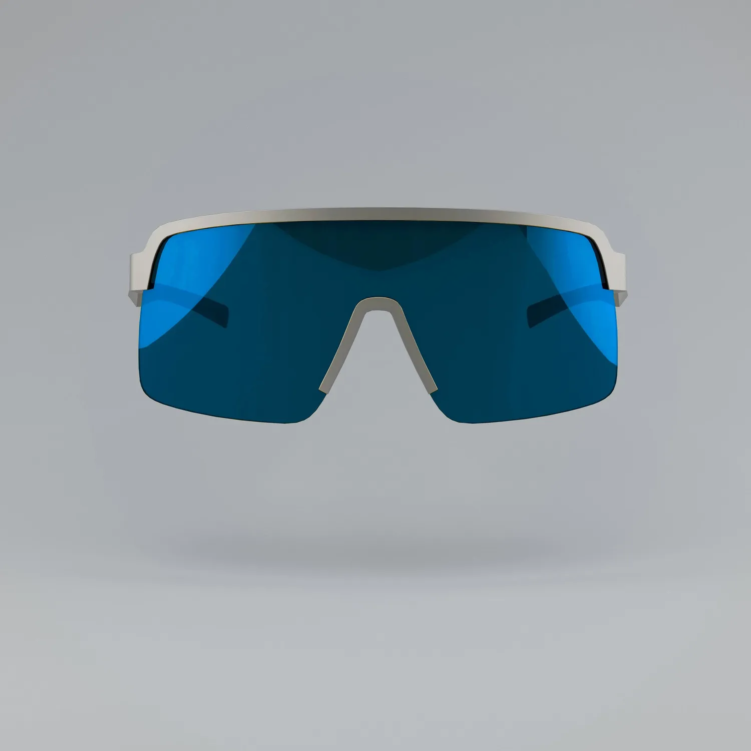 dirtlej specs 03 sykkelbrille grey blue speil