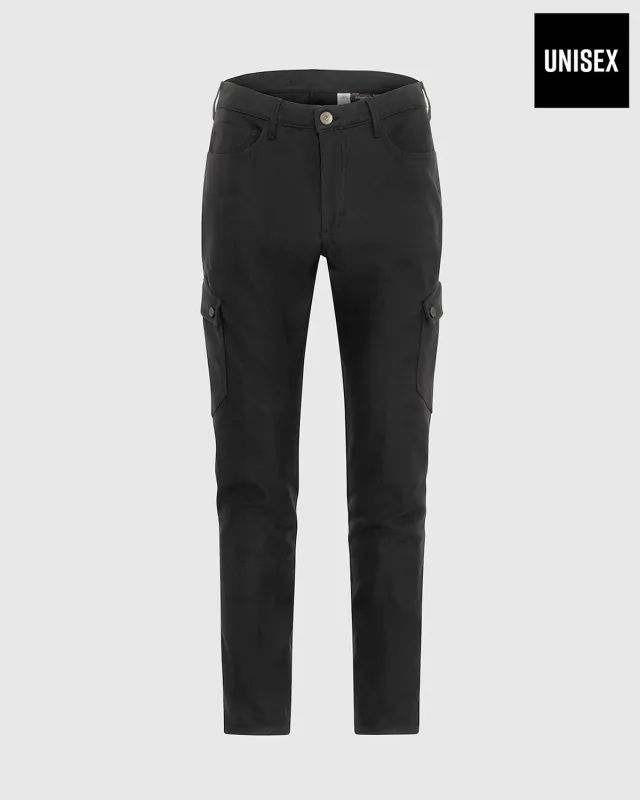 Rokker Black Jack Slim motorsykkelbukse svart CE AA