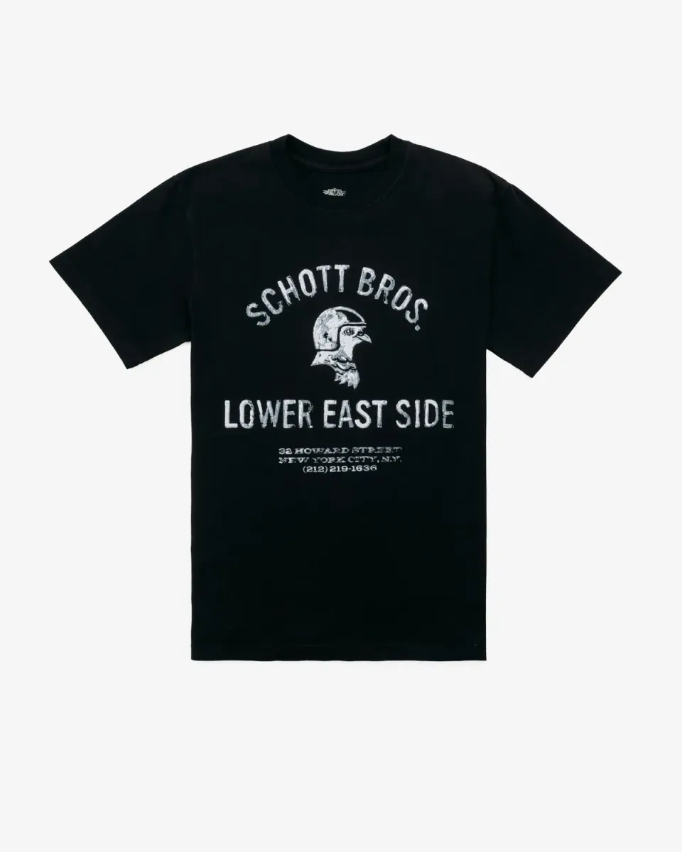 Schott NYC TNY57 t-skjorte Black