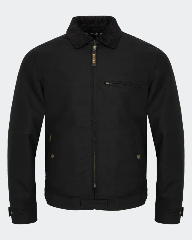 Rokker Canvas Jacket motorsykkeljakke AA sort herre