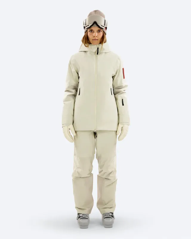 The Mountain Studio Z-8 W 3L skijakke dame beige isolert