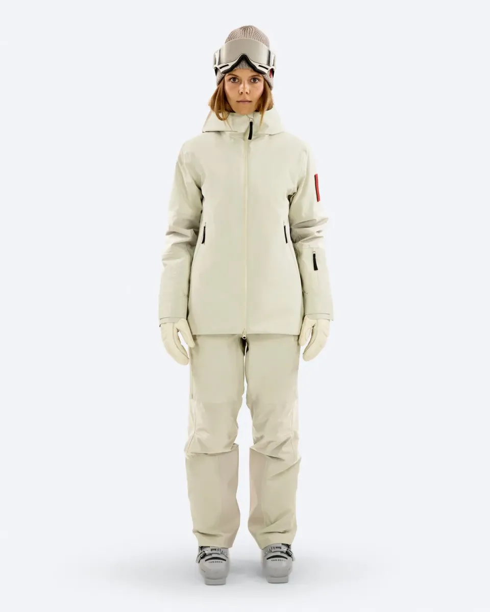 The Mountain Studio Z-8 W 3L skijakke dame beige isolert