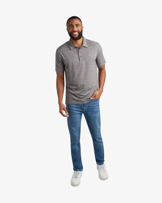 Spyder Jersey Polo pikéskjorte herre charcoal stretch