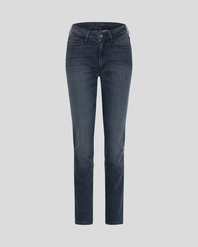 Rokker ROKKERTECH Mid Straight motorsykkeljeans blå