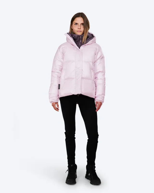 The Mountain Studio D-5 WR dunjakke Lilac vendbar