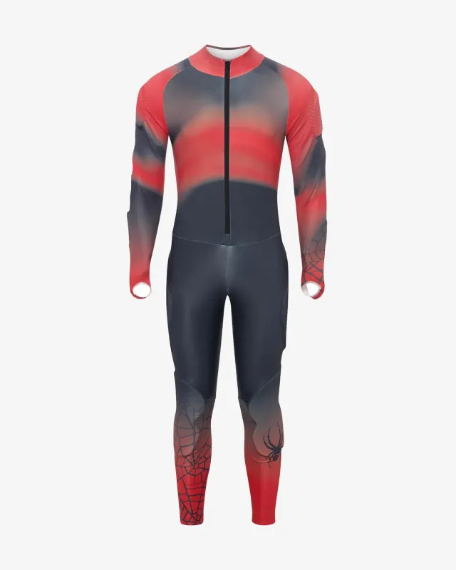 Spyder Nine Ninety racedress rød med beskyttelse