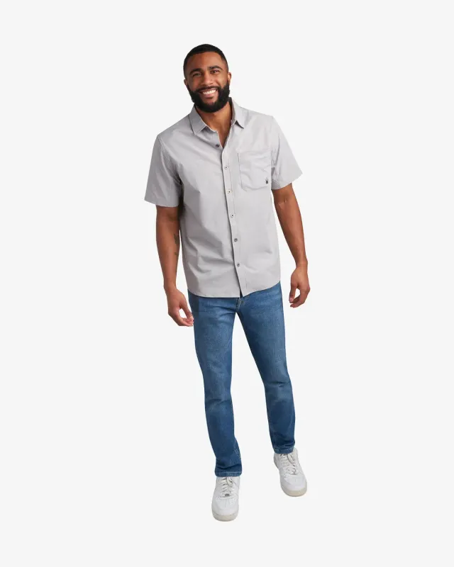 Spyder Ripstop polo Pewter – kortermet