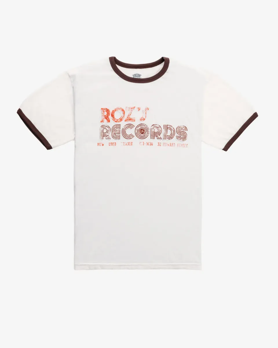 Schott NYC TREC1 t-skjorte offwhite brown lett bomull