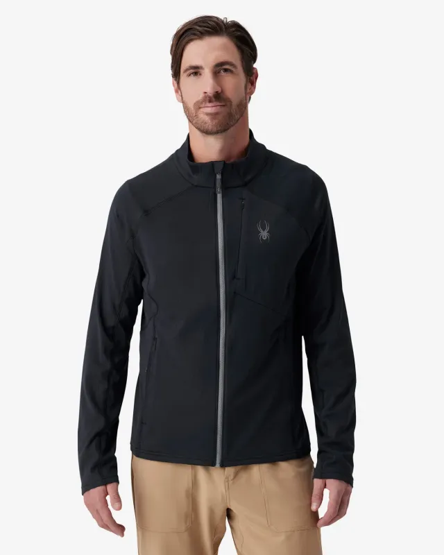 Spyder Gridweb Fleece Jacket fleecejakke herre sort 3-sesong