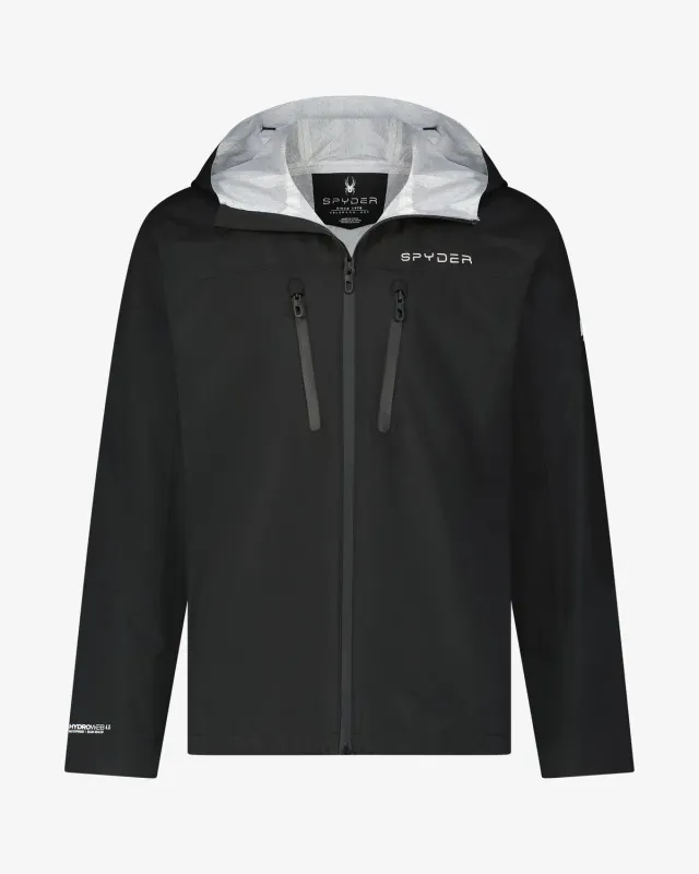 Spyder Overcast regnjakke Black – vanntett