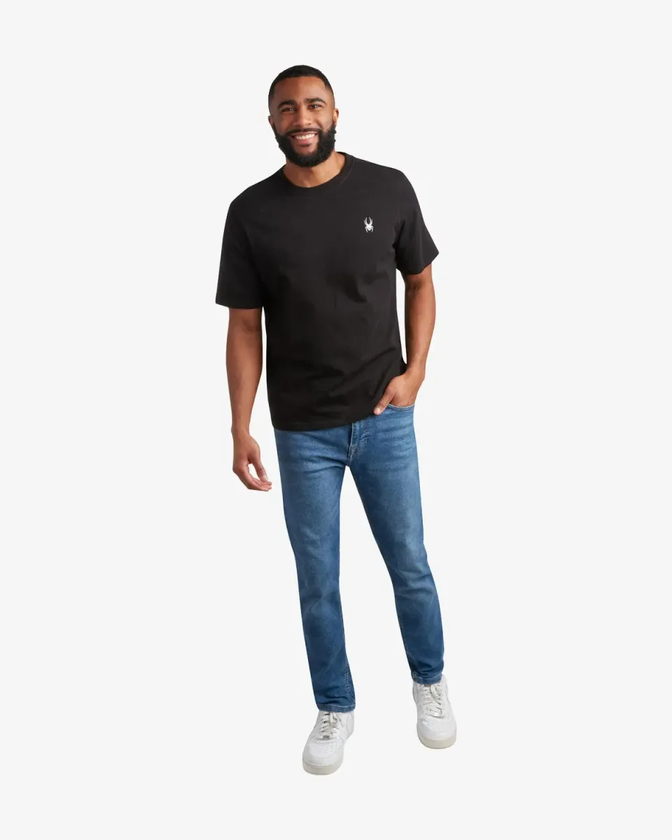 Spyder Short Sleeve Mountain Tee t-skjorte svart herre