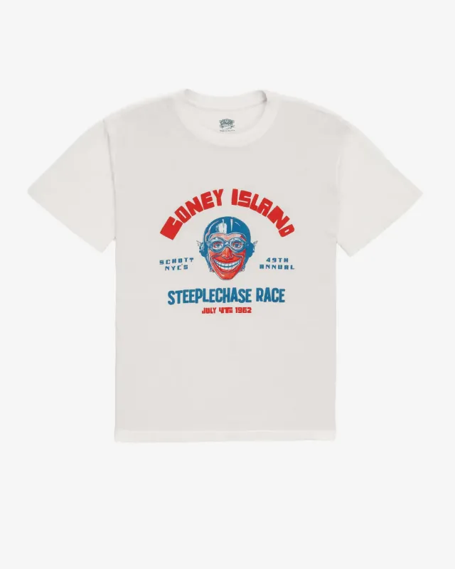 Schott NYC TCONEY t-skjorte Off White