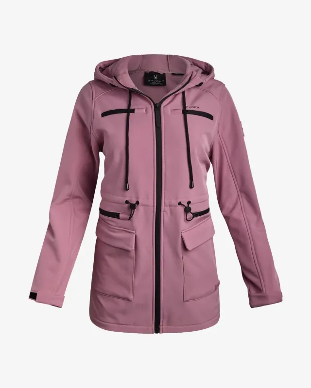 Spyder softshell jakke dame Ashen Lilac lang