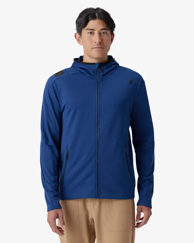 Spyder Speed Fleece Hooded fleecejakke Indigo herre