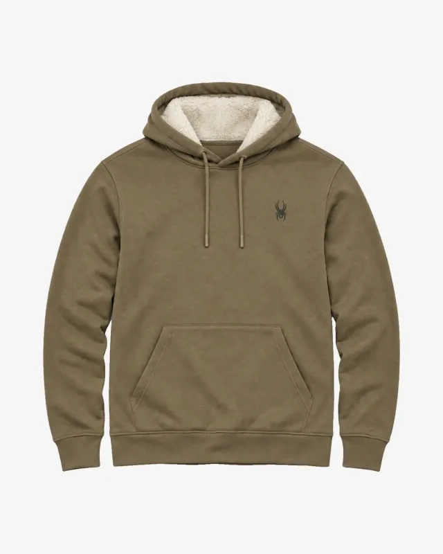 Spyder Sherpa hettegenser military varm