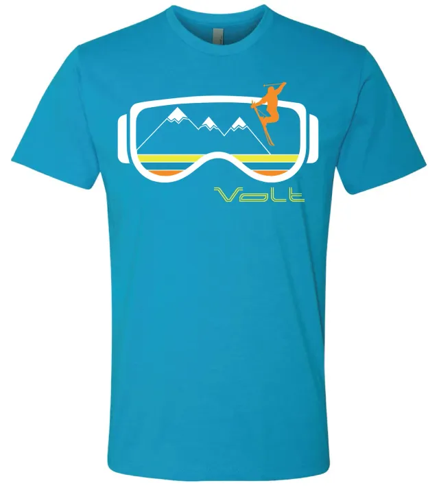 VoltHeat Logo t-skjorte turkis bomull ski