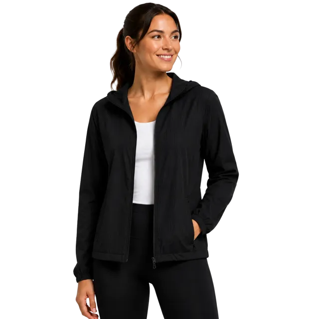 Spyder Twill Full Zip damejakke lett vindavvisende