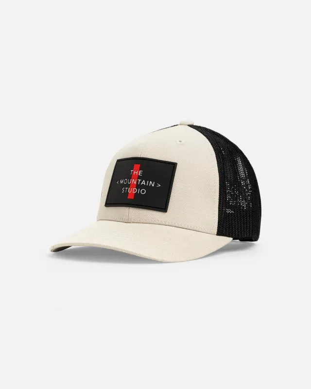 The Mountain Studio C-7 Mesh Cross Logo Cap caps Castle Wall