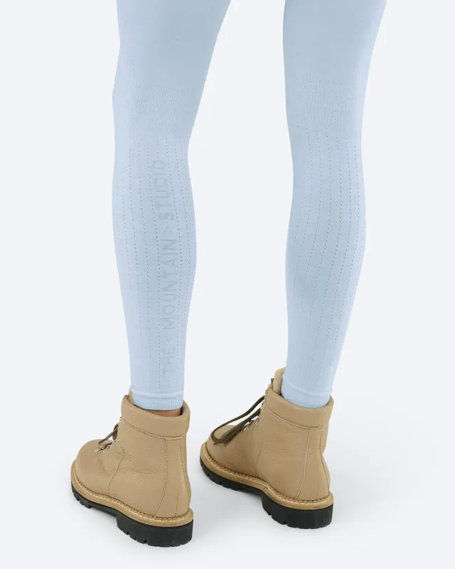 The Mountain Studio U-10 W Seamless stillongs Ice Water merino