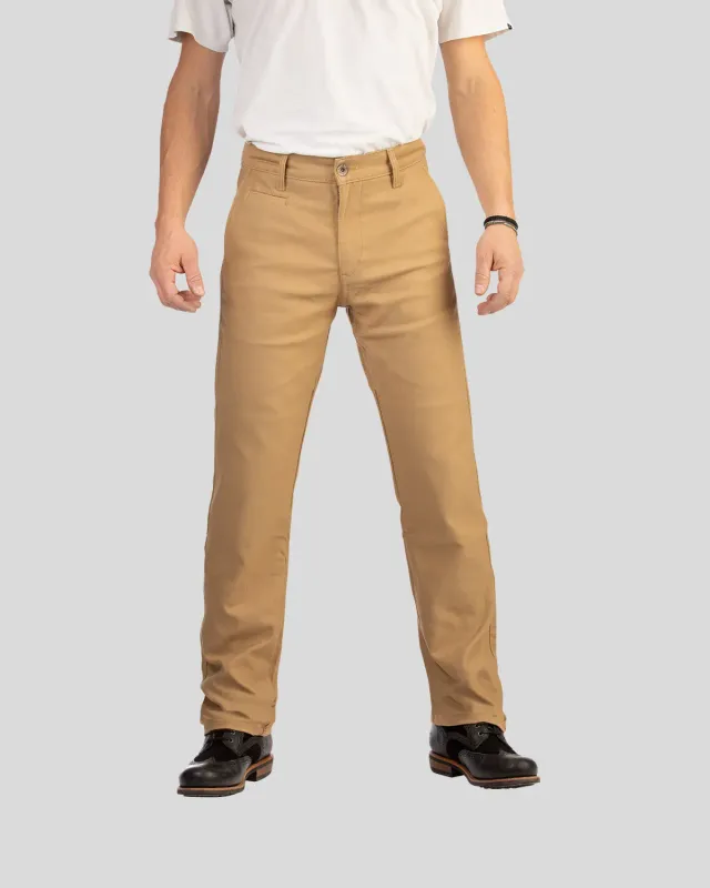 Rokker Chino Sand MC-bukse sand CE-klasse A