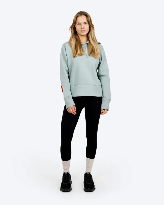 The Mountain Studio H-8 W hoodie Slate Gray økologisk