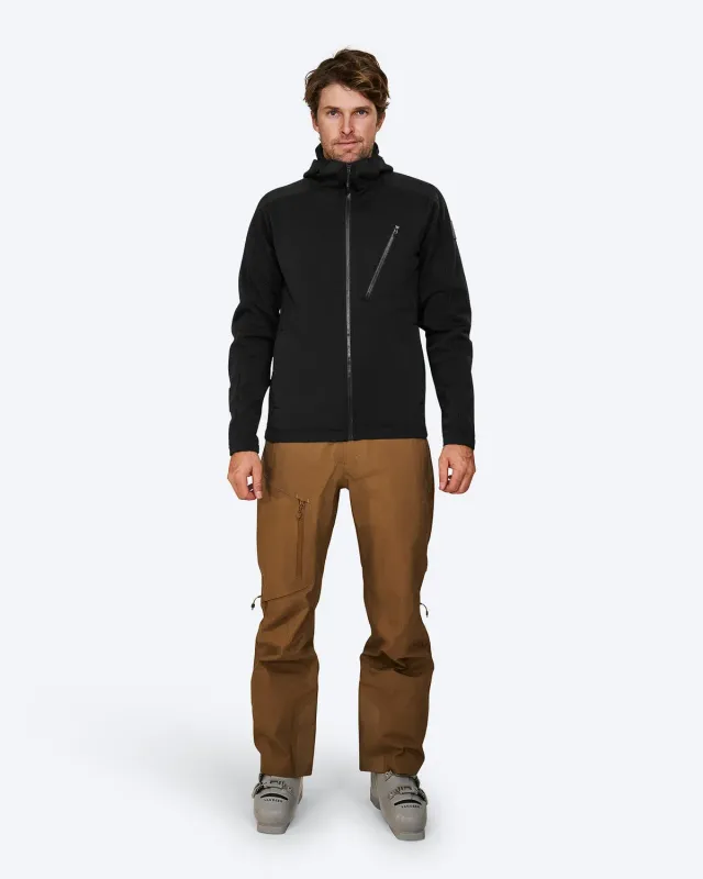 The Mountain Studio M-7 fleecejakke Black Onyx full glidelås
