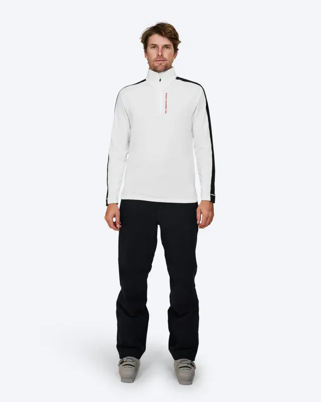 The Mountain Studio M-6 Light Tech Fleece Half Zip fleece White Alyssum
