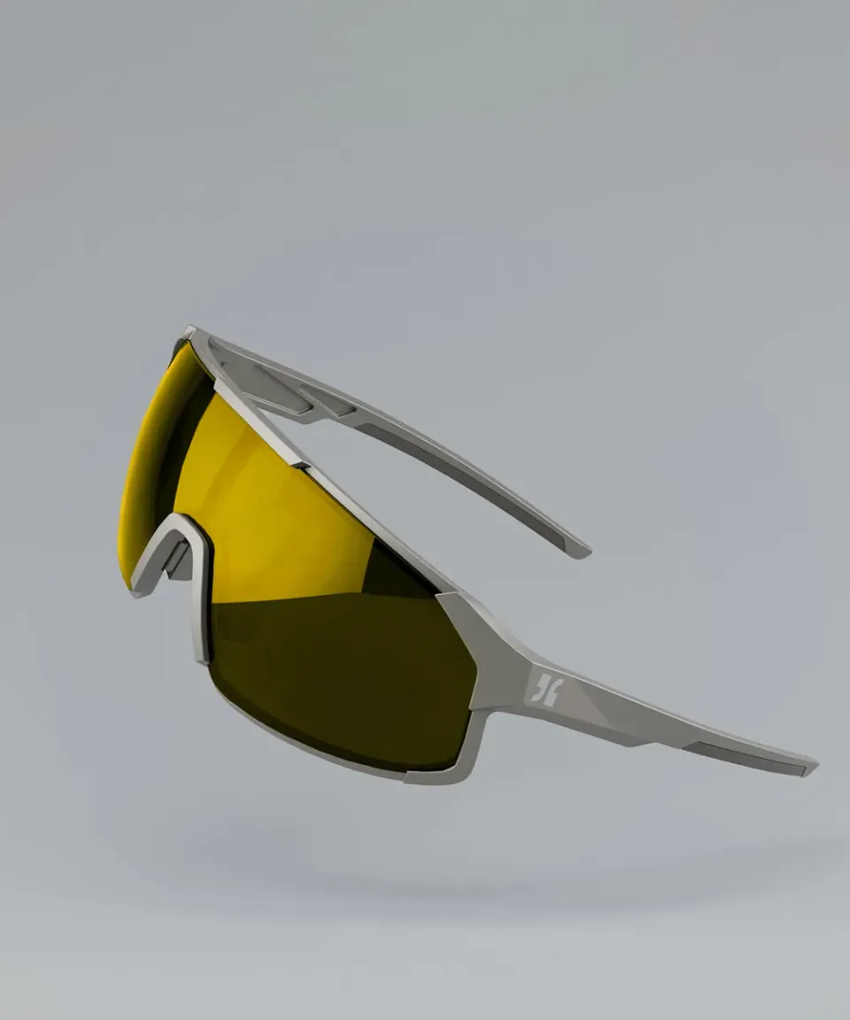 dirtlej specs 02 sykkelbriller gold mirrored sport