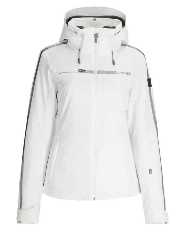 Spyder Titania skijakke dame hvit 30K