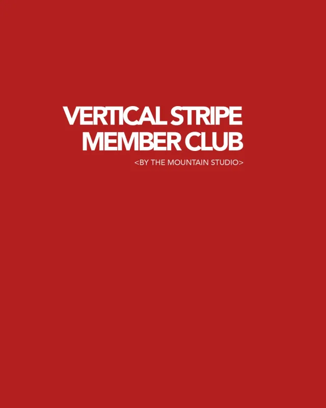 The Mountain Studio Vertical Stripe medlemskap livstid