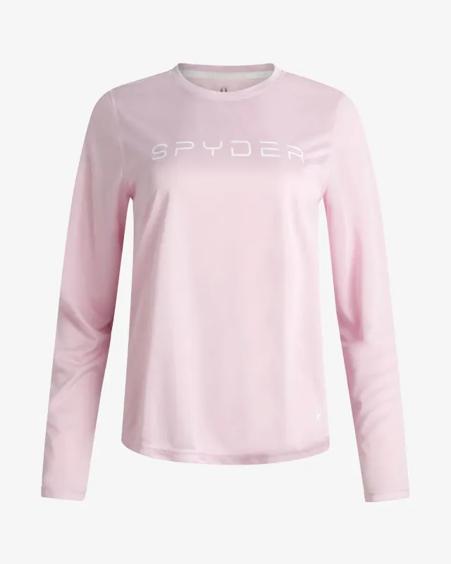 Spyder langermet t-skjorte rosa UPF 50+