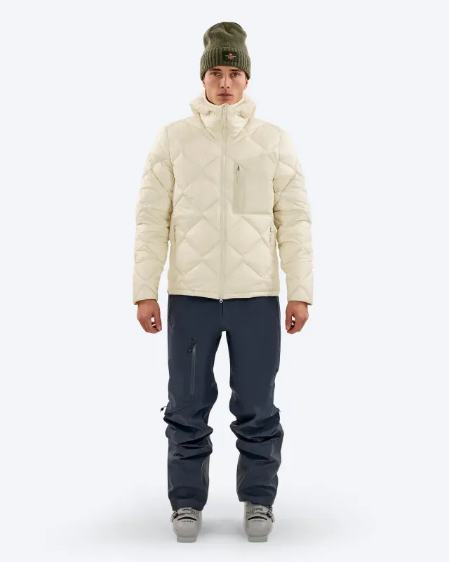 The Mountain Studio D-7 UL Pertex dunjakke Almond Milk hette