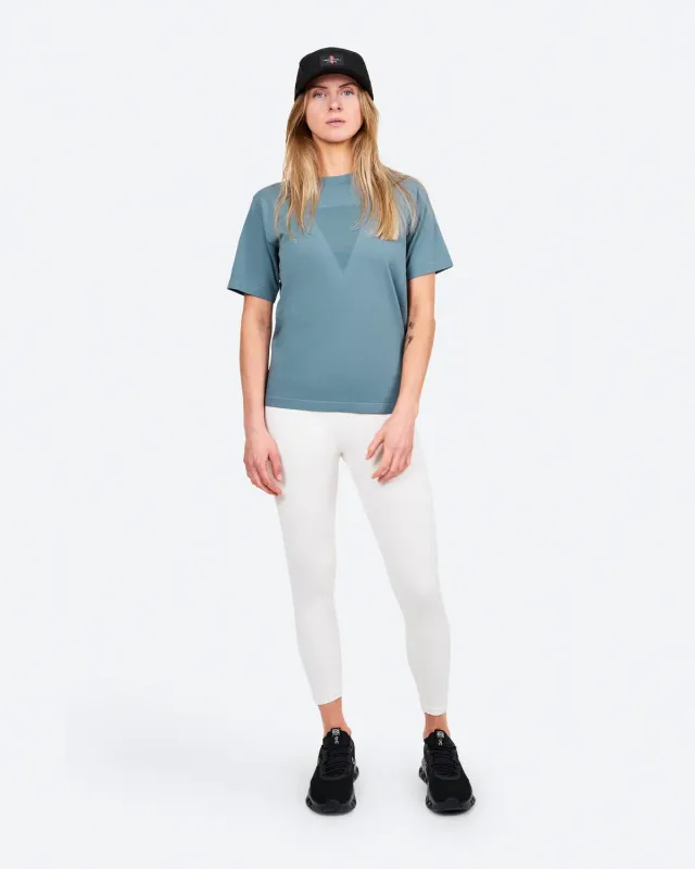 The Mountain Studio T-14 W t-skjorte Balsam Green teknisk