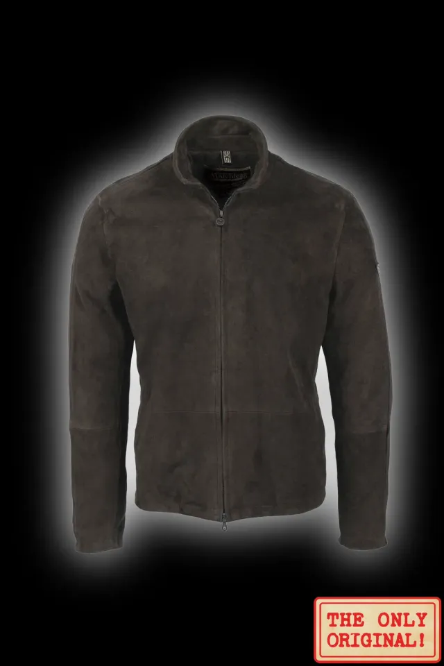 Matchless Mission 2025 Blouson semskjakke grå slim herre