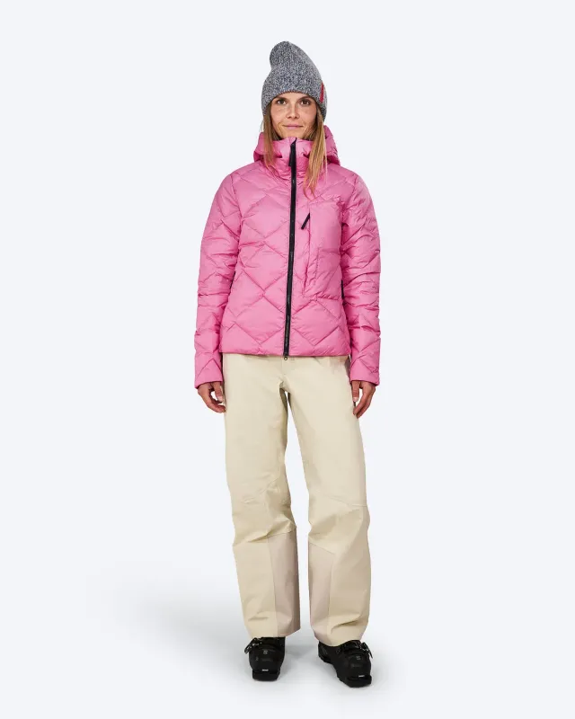 The Mountain Studio D-9 WUL dunjakke dame Strawberry Moon lett
