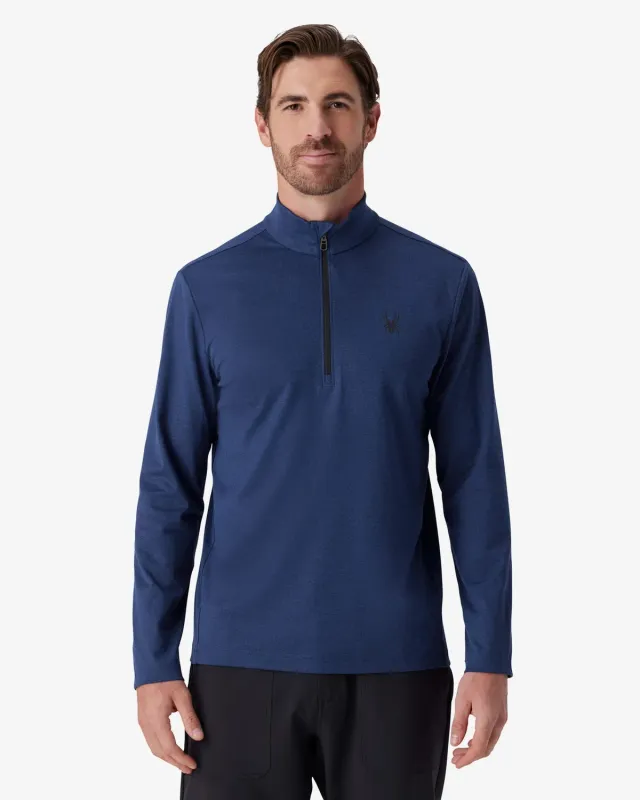 Spyder Prospect quarter zip herre indigomelert