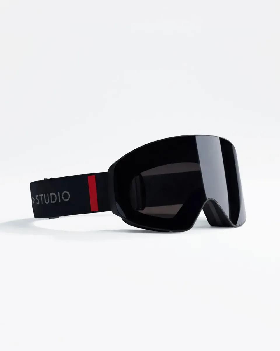 The Mountain Studio W-28 skibriller Black Onyx magnetlinse