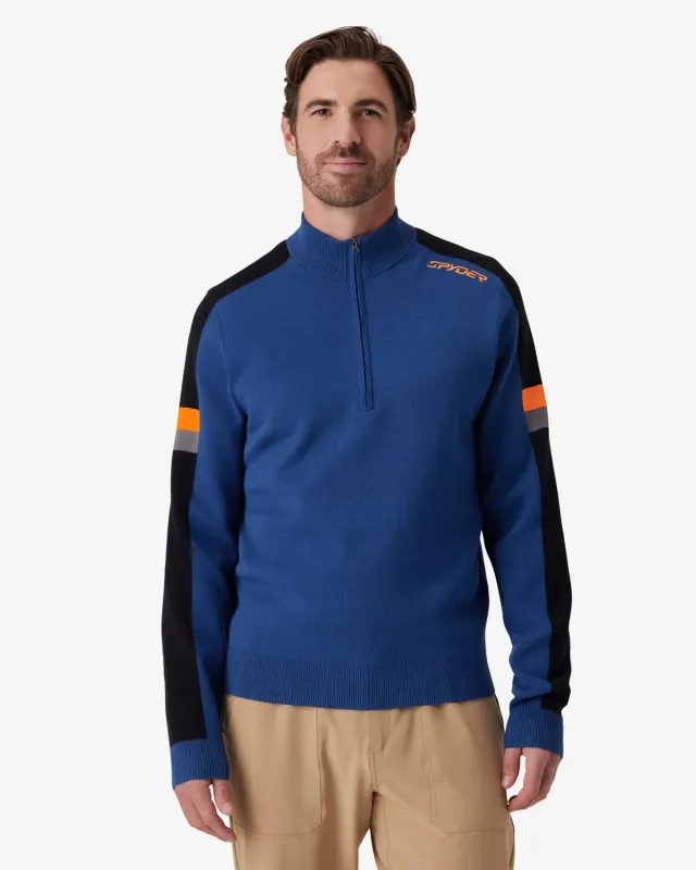 Spyder Verbier half-zip genser indigo myk strikk