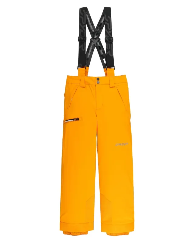 Spyder Propulsion skibukse gutt Orange Pop vanntett 10K