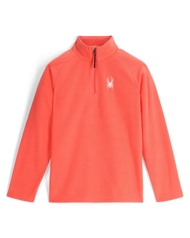 Spyder Speed Fleece half-zip jakke barn coral
