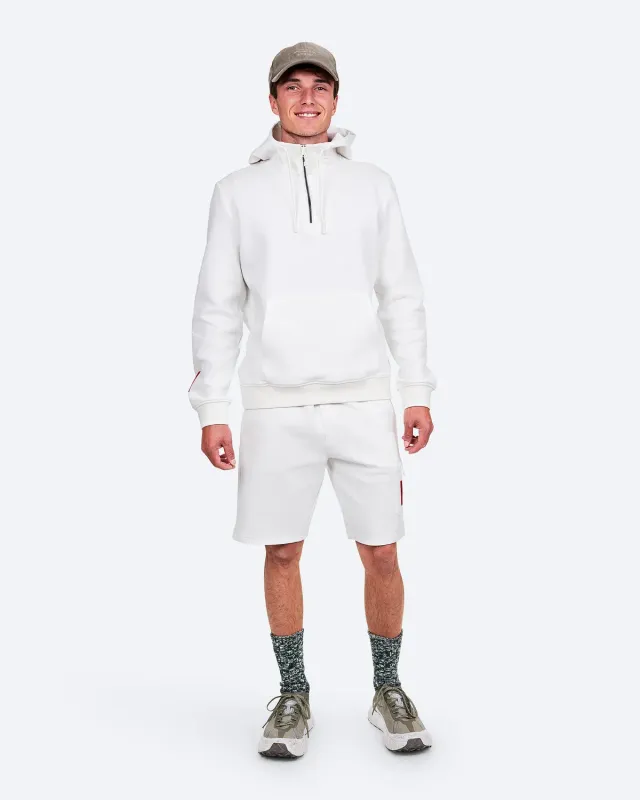 The Mountain Studio L-19 shorts White Alyssum bomull
