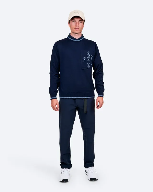 The Mountain Studio K-13 genser Sky Captain merino