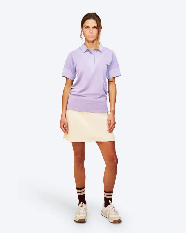 The Mountain Studio Q-10 W polo Lavender Aura tech
