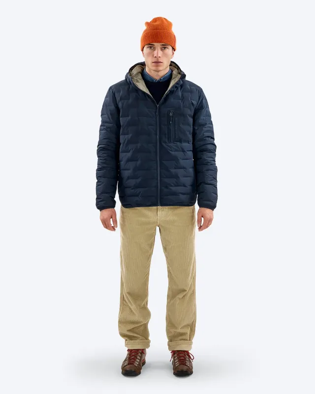 The Mountain Studio D-3 RL vendbar dunjakke 750 Sky Captain